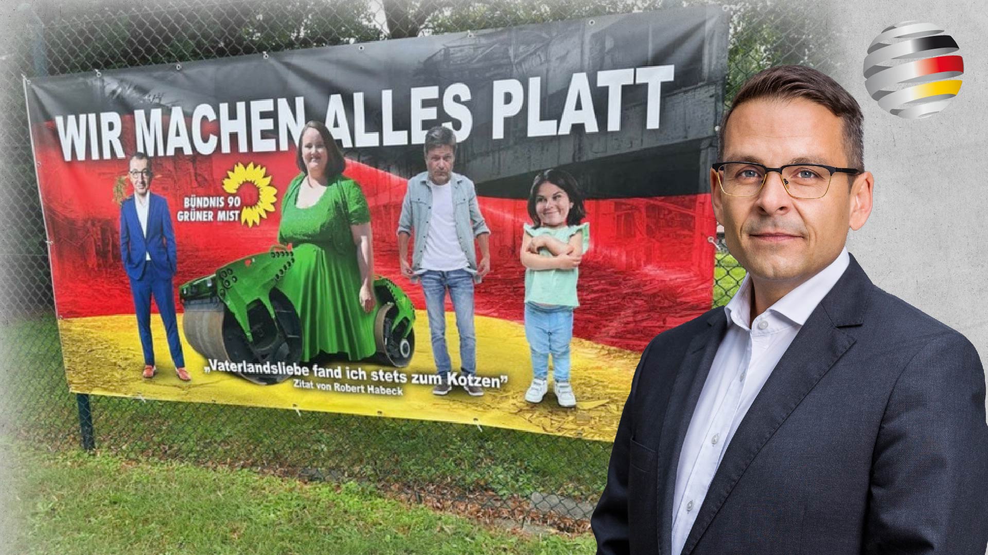 Hammer-Umfrage: Über die Hälfte aller Deutschen lehnen „Grüne“ ab! | Gerald Grosz