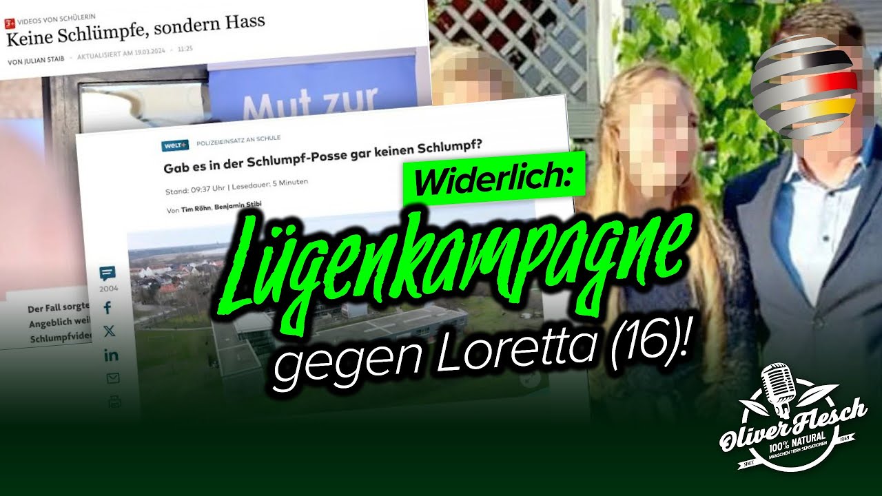 Widerlich: Lügenkampagne gegen Loretta (16)! | Ein Kommentar von Oliver Flesch