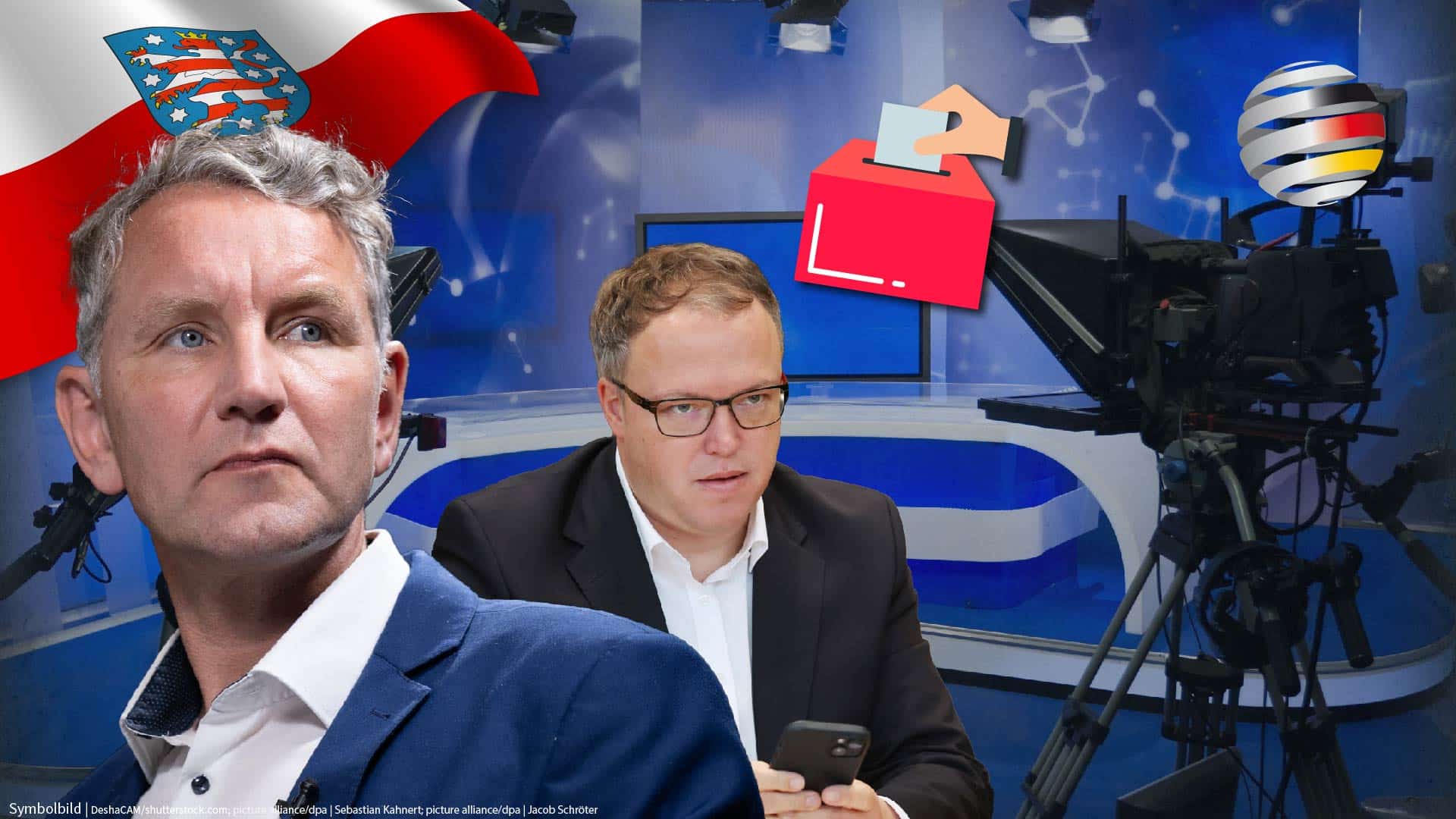 TV-Duell des Jahres: Entscheidet Björn Höcke (AfD) heute Abend die Landtagswahl in Thüringen?
