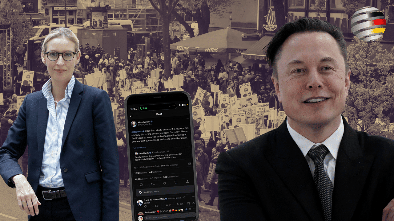 Nach Kalifats-Demo: Elon Musk in Sorge um Deutschland – Weidel lädt „X“-Chef nach Berlin ein