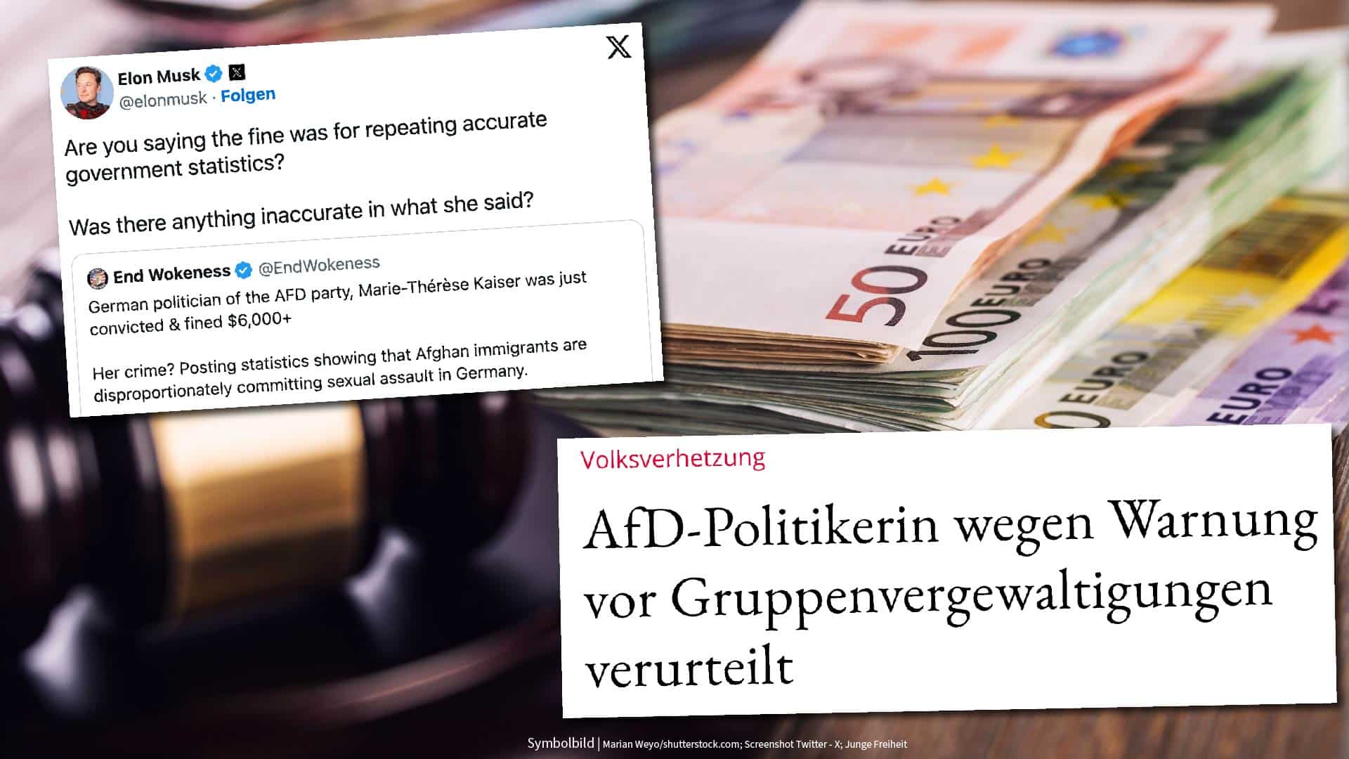 Linksgrüne Gesinnungs-Justiz: Wer vor Gruppenvergewaltigungen warnt, riskiert saftige Geldstrafe!
