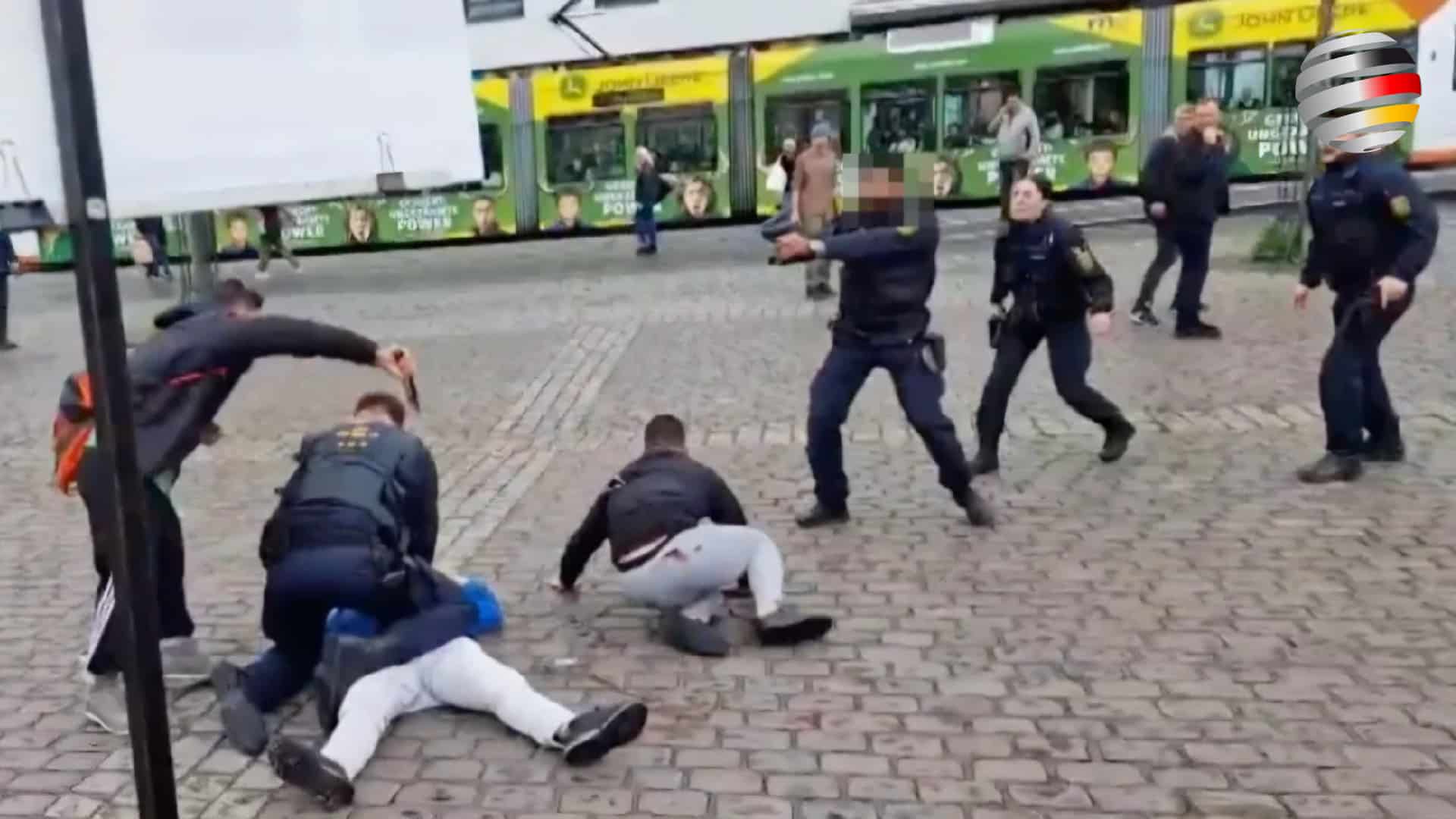 Nach Messer-Angriff in Mannheim: Polizist im künstlichen Koma – Jetzt sogar „höchste Lebensgefahr!“