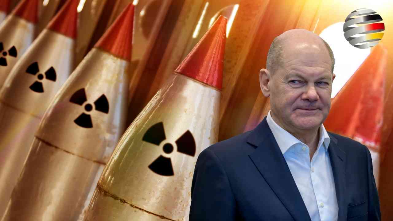 US-Raketenwahnsinn: Bundeskanzler Scholz, der Wackeldackel
