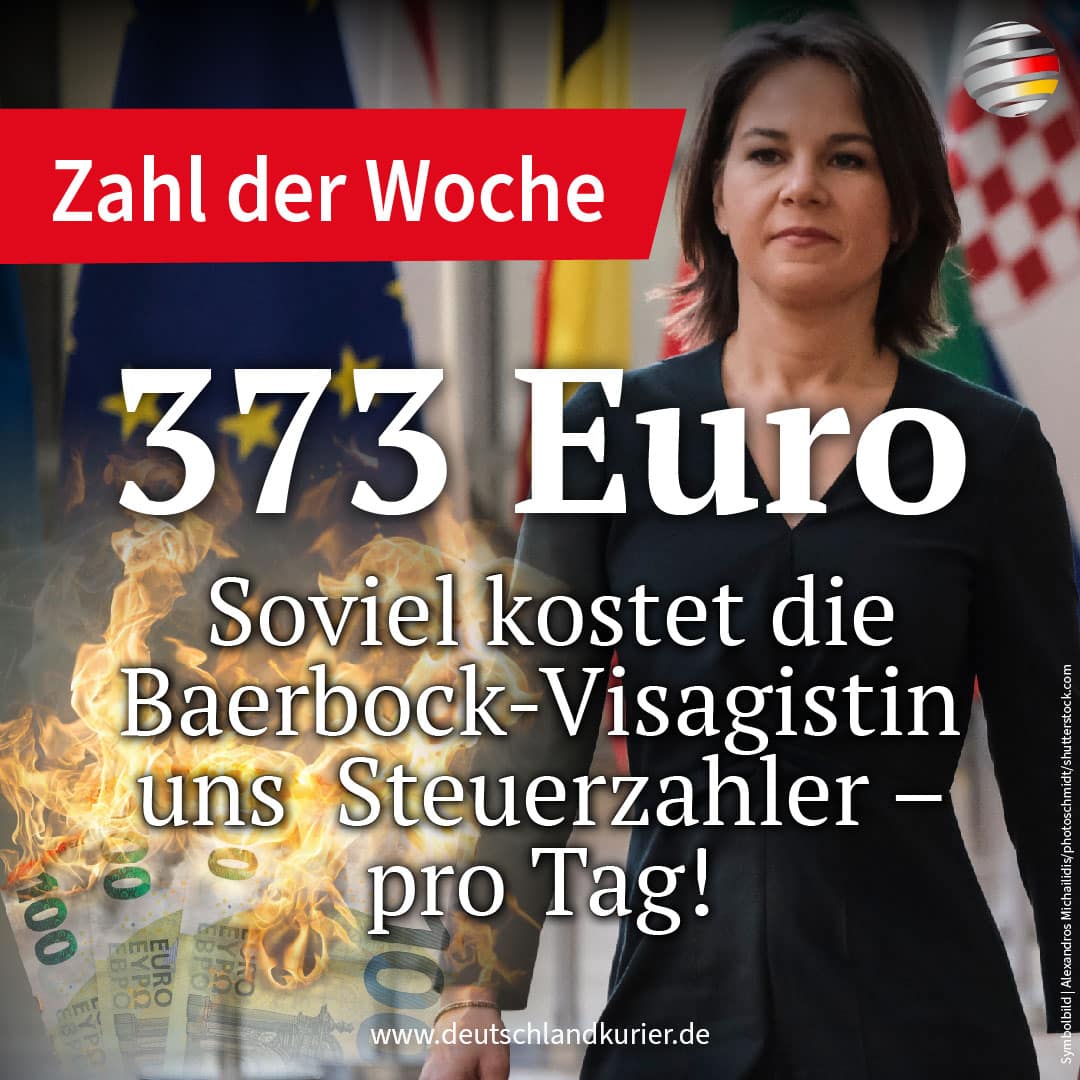 373 Euro – Soviel kostet die Baerbock-Visagistin uns Steuerzahler – pro Tag!