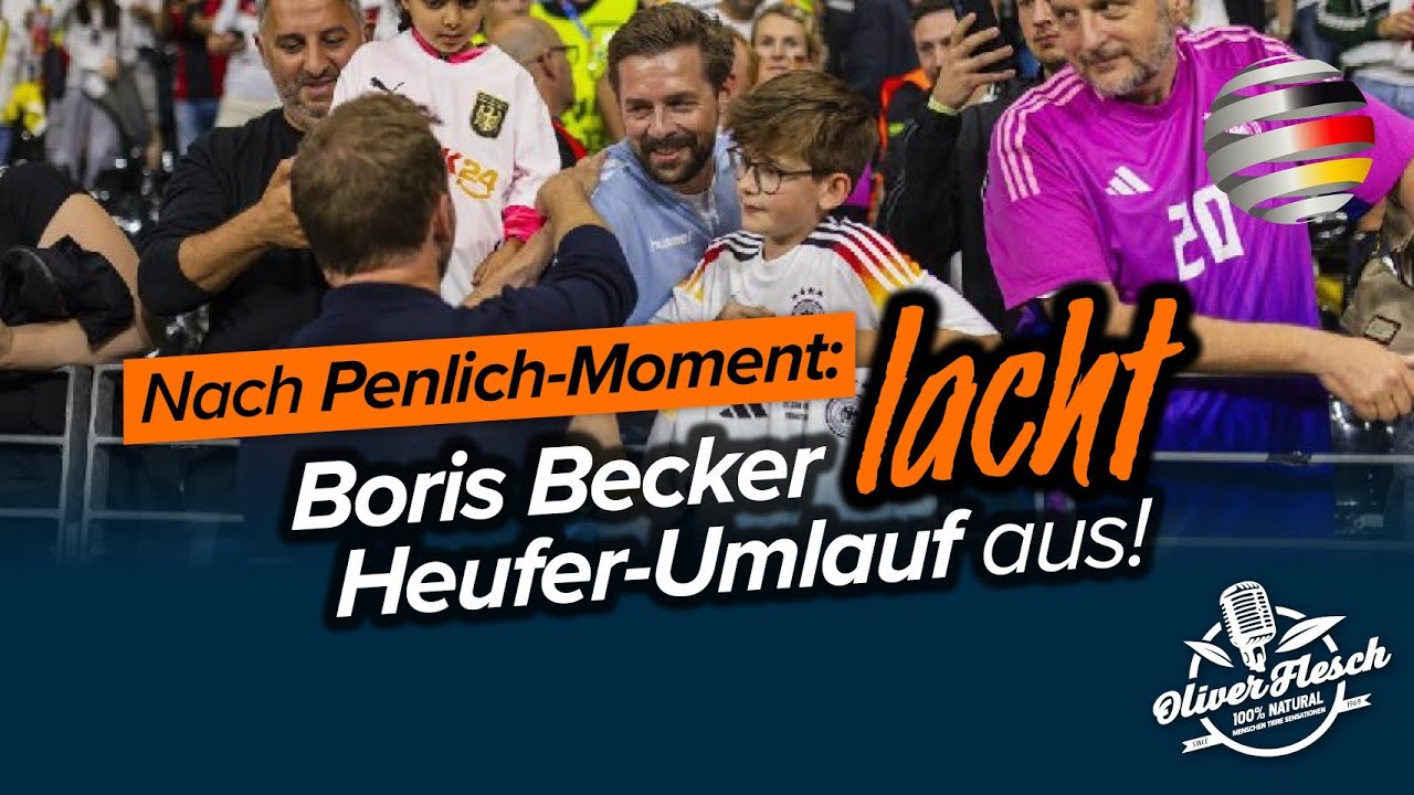 Nach Peinlich-Moment mit Nagelsmann: Boris Becker lacht Links-Clown Heufer-Umlauf aus