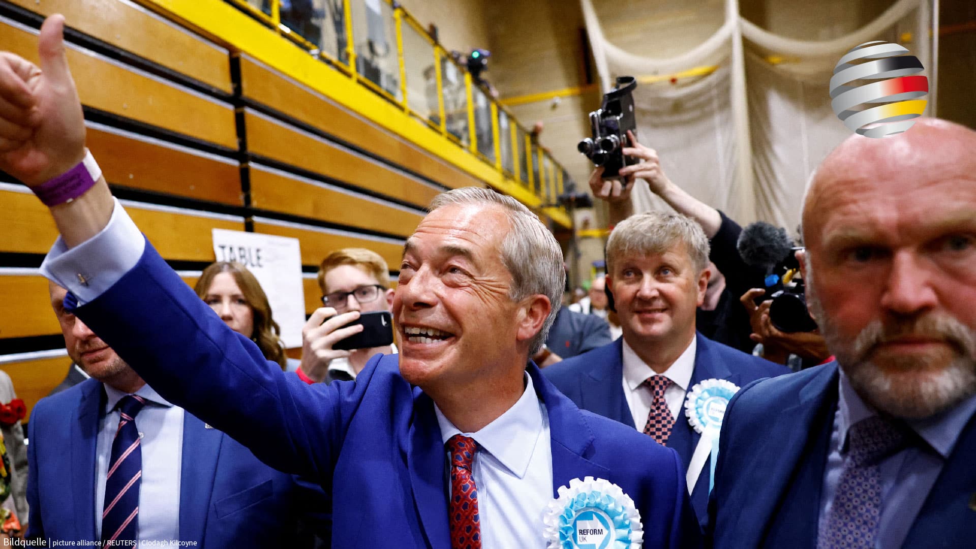 „Leute, das ist riesengroß“: Brexit-Vorkämpfer Nigel Farage schafft Einzug ins britische Parlament
