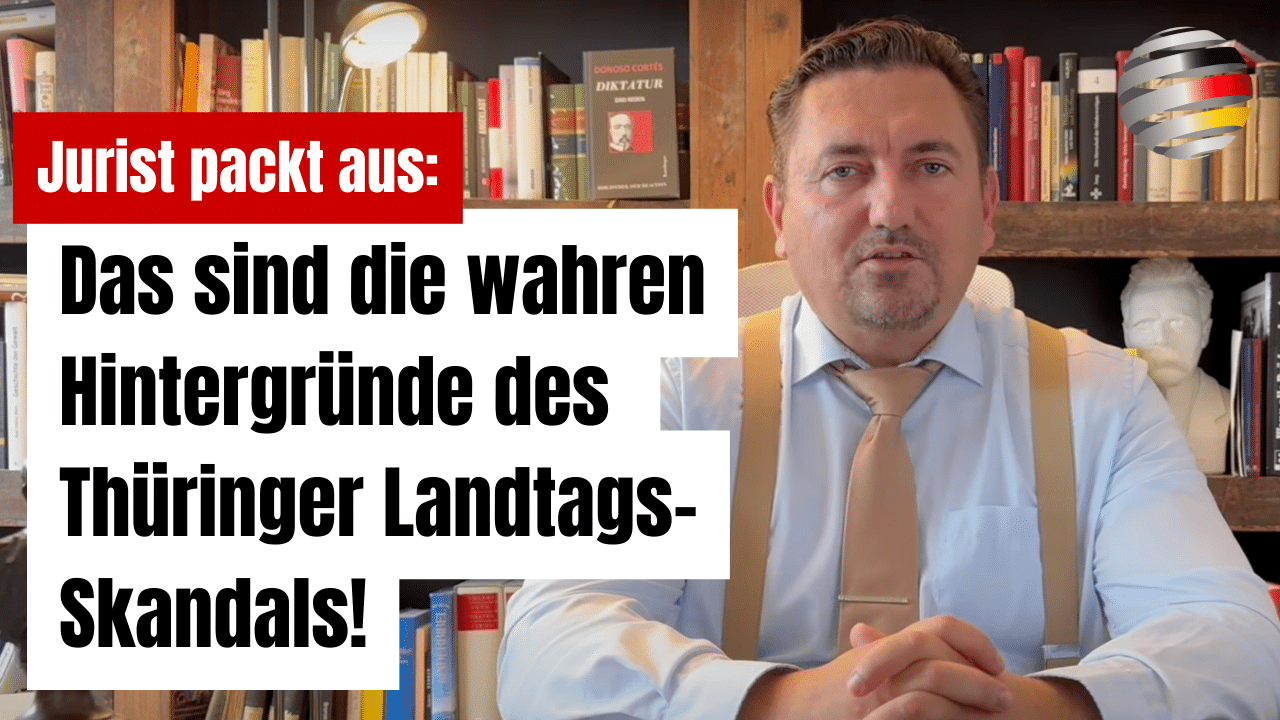 Jurist packt aus: Das sind die wahren Hintergründe des Thüringer Landtags-Skandals!