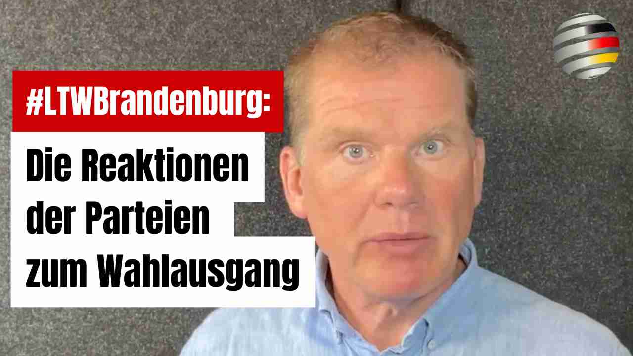 #LTWBrandenburg: Die Reaktionen der Parteien zum Wahlausgang | Christian Jung