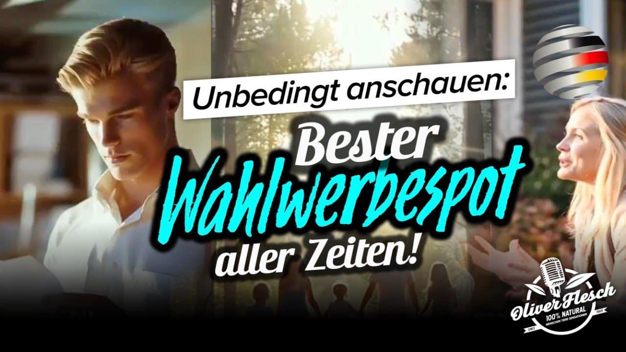 Unbedingt anschauen: Bester Wahlwerbespot aller Zeiten!