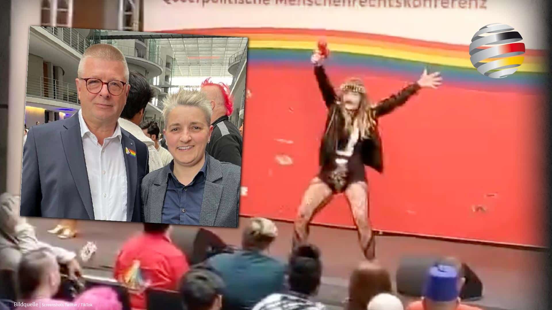 Queeres Irrenhaus im Bundestag: SPD-„Konferenz“ mit Dragqueens und Haldenwang-Rede!