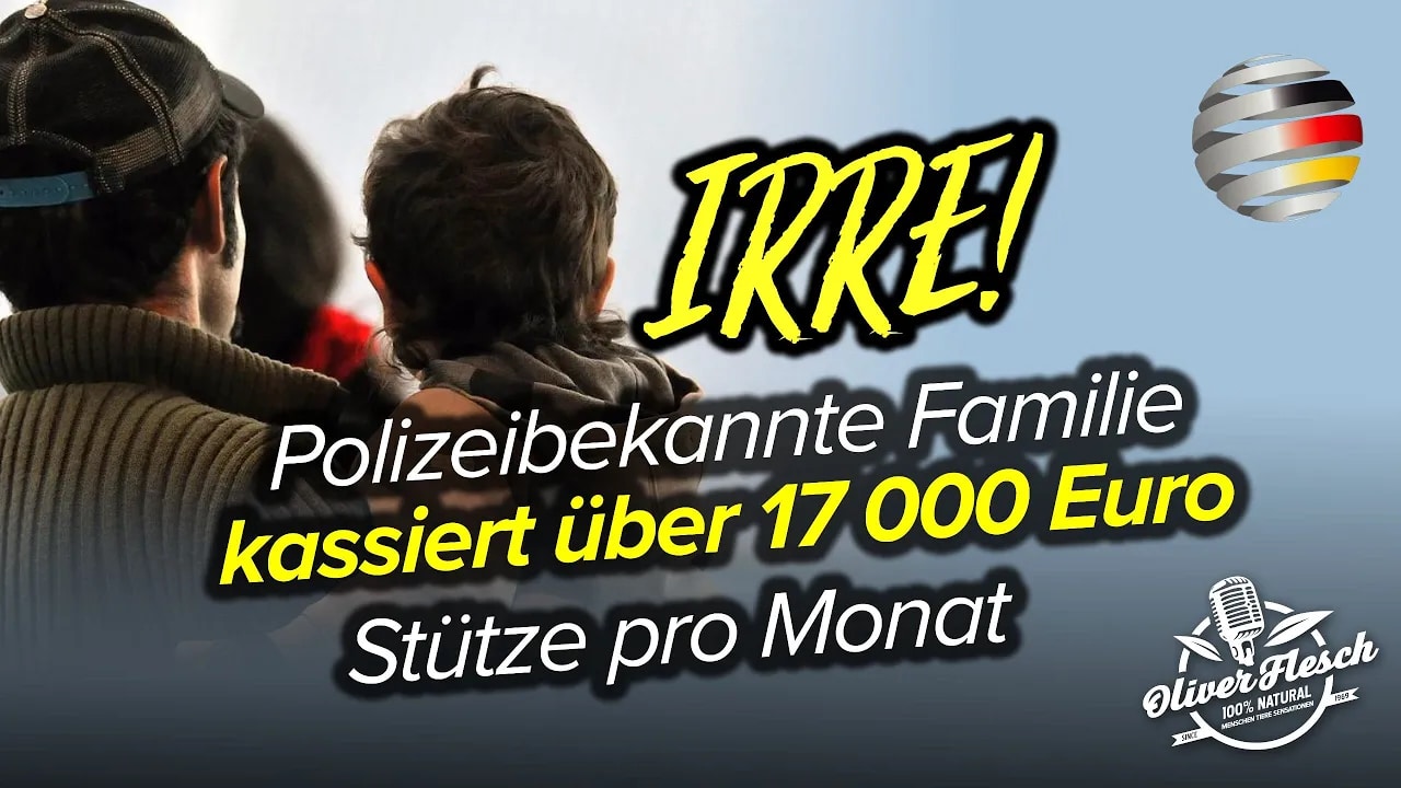 IRRE! Polizeibekannte bulgarische Migrantenfamilie kassiert über 17.000 Euro Stütze pro Monat!