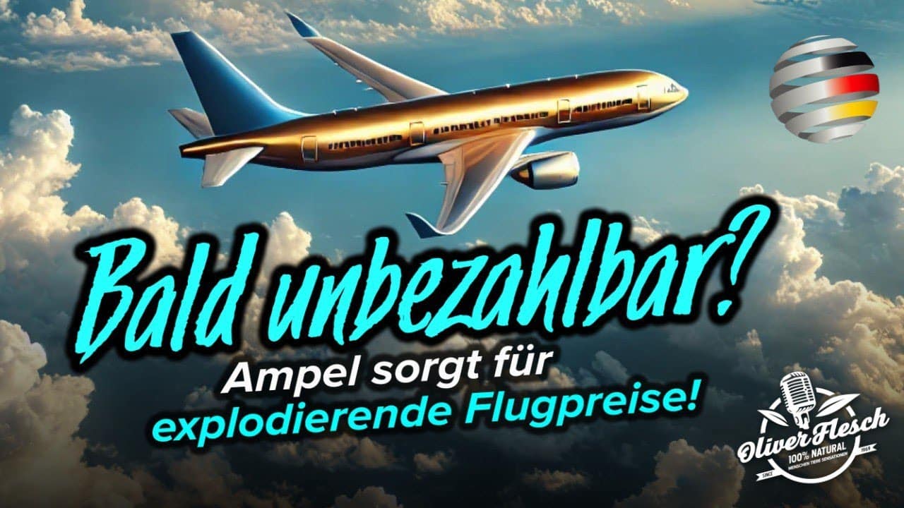 Bald unbezahlbar? „Ampel“-Regierung sorgt für explodierende Flugpreise!