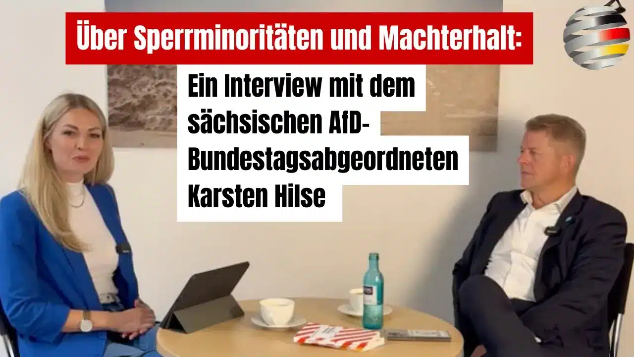Sperrminoritäten und Machterhalt: Ein Interview mit dem AfD-Bundestagsabgeordneten Karsten Hilse Sperrminoritäten und Machterhalt: Ein Interview mit dem AfD-Bundestagsabgeordneten Karsten Hilse