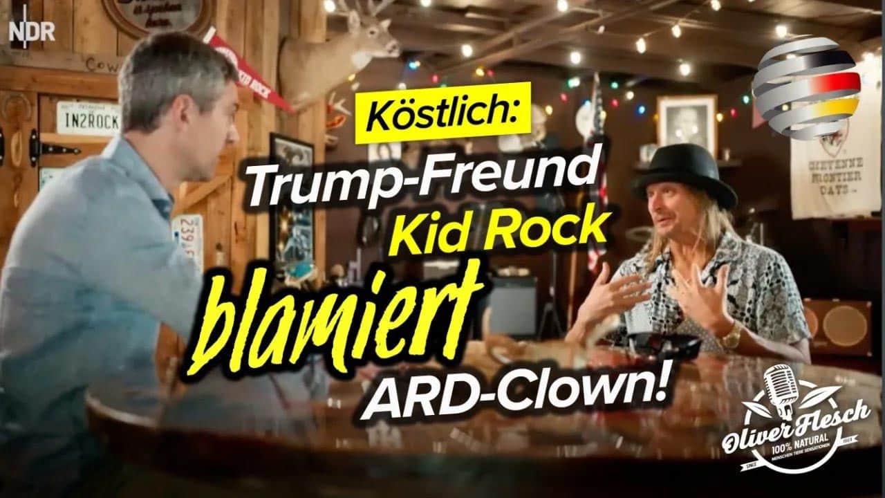 Köstlich: ARD-Clown Zamperoni wird von Trump-Freund Kid Rock bloßgestellt!