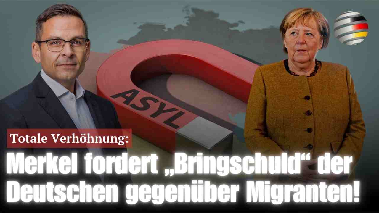 Totale Verhöhnung: Merkel fordert „Bringschuld“ der Deutschen gegenüber Migranten! | Gerald Grosz