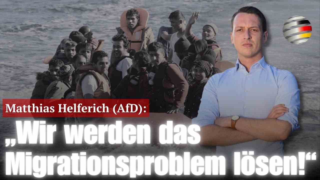 Matthias Helferich (AfD): „Wir werden das Migrationsproblem lösen!“