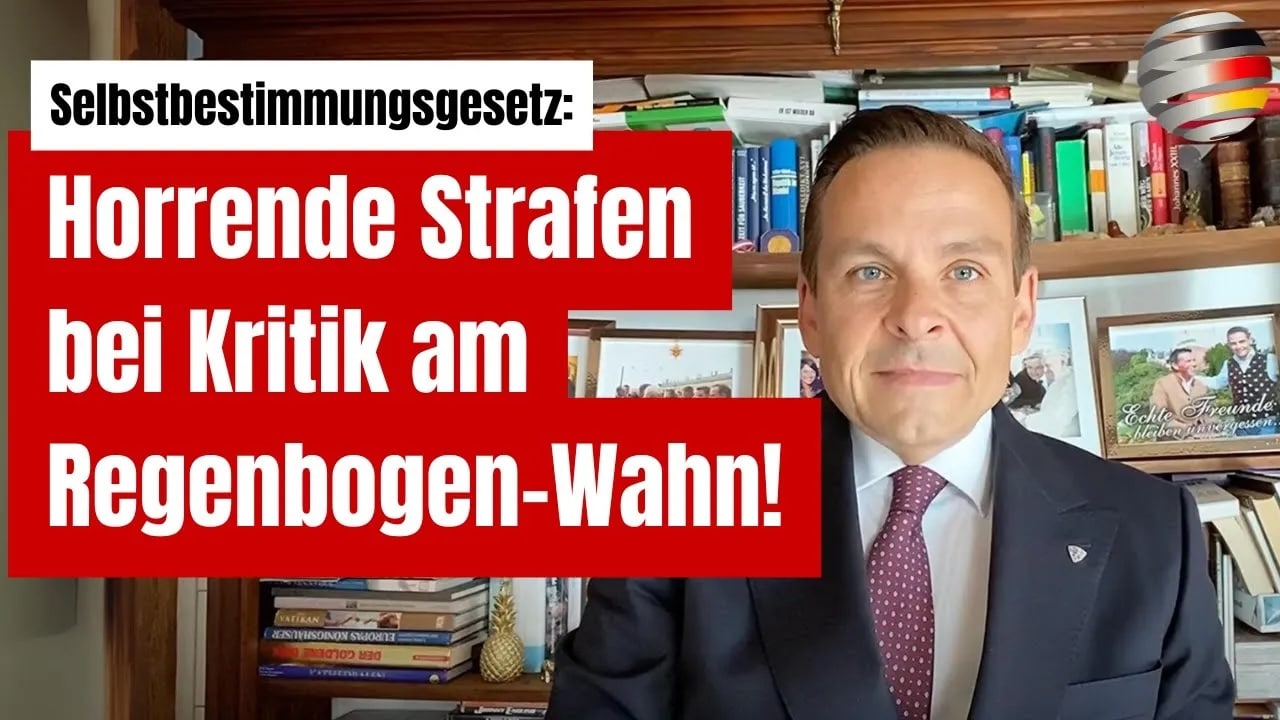 Selbstbestimmungsgesetz: Horrende Strafen bei Kritik am Regenbogen-Wahn!
