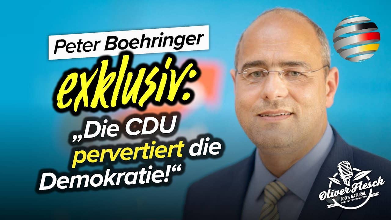 „Die CDU pervertiert die Demokratie!“ Peter Boehringer (MdB | AfD) im Exklusivinterview