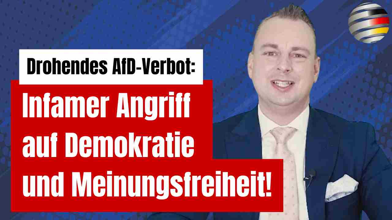 Drohendes AfD-Verbot: Infamer Angriff auf Demokratie und Meinungsfreiheit! | Benjamin Nolte (AfD)