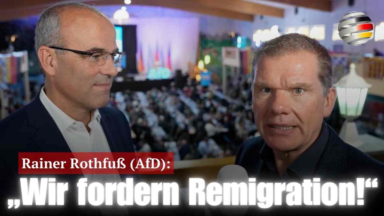 Rainer Rothfuß (AfD): „Wir fordern Remigration!“