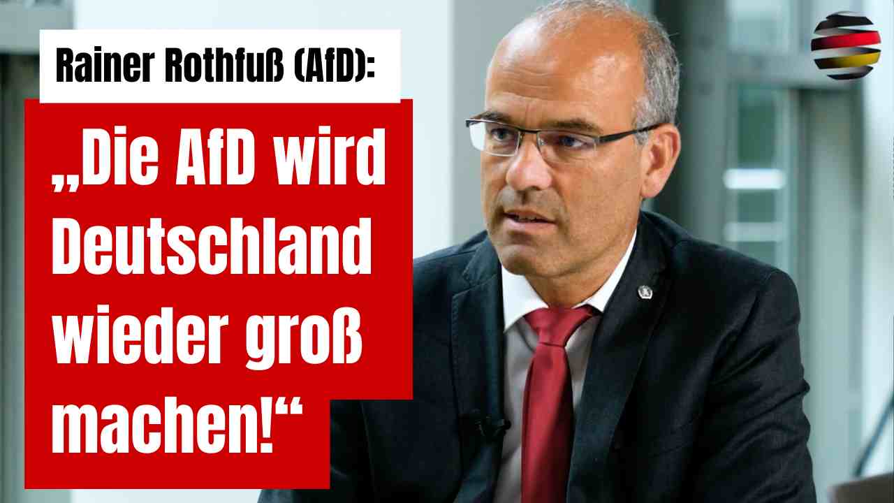 Rainer Rothfuß (AfD): „Die AfD wird Deutschland wieder groß machen!“