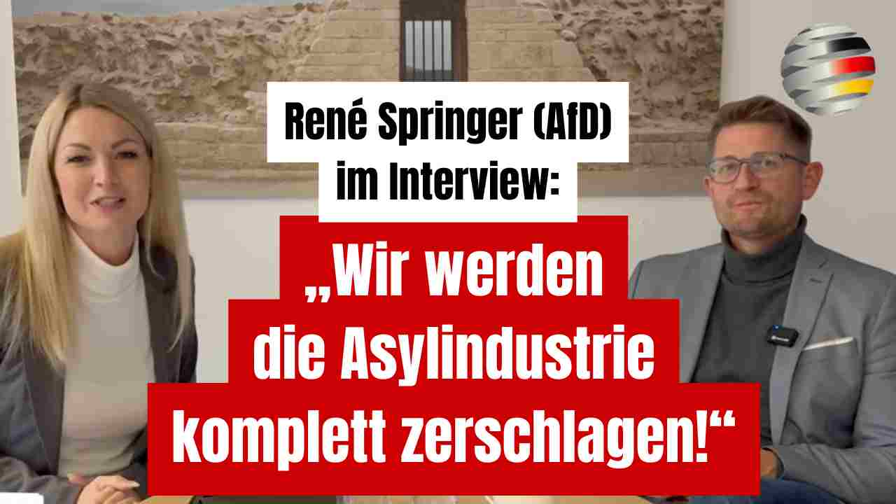 René Springer (AfD) im Interview: „Wir werden die Asylindustrie komplett zerschlagen!“