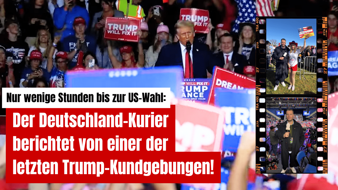 US-Wahl: Der Deutschland-Kurier berichtet von einer der letzten Trump-Kundgebungen vor der Nacht der Entscheidung!