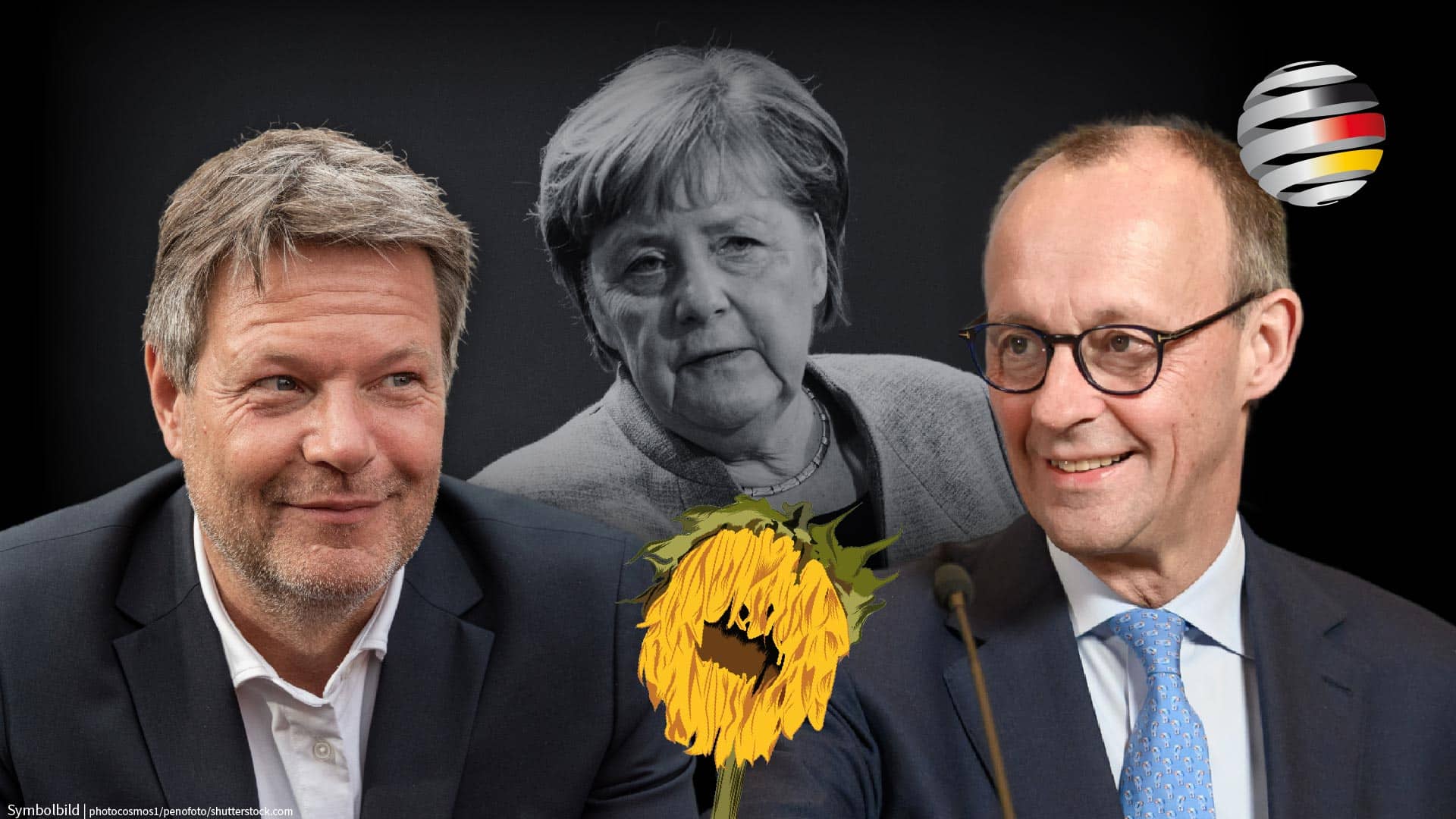 Alarmierende neue Umfrage: Schwarz-„Grün“ wird zur realen Gefahr – Merkel wirbt für Ökosozialisten!