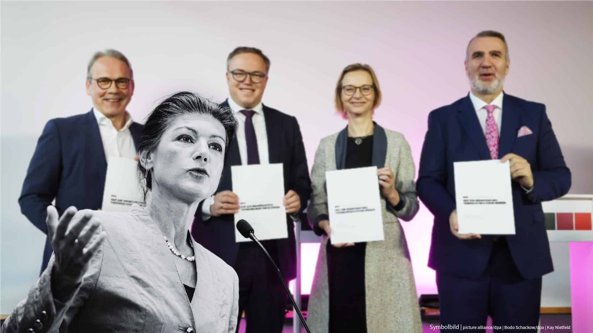 „Brombeer“-Schmierenkomödie in Thüringen: Wagenknecht stimmt BSW-Wählerverrat zu!