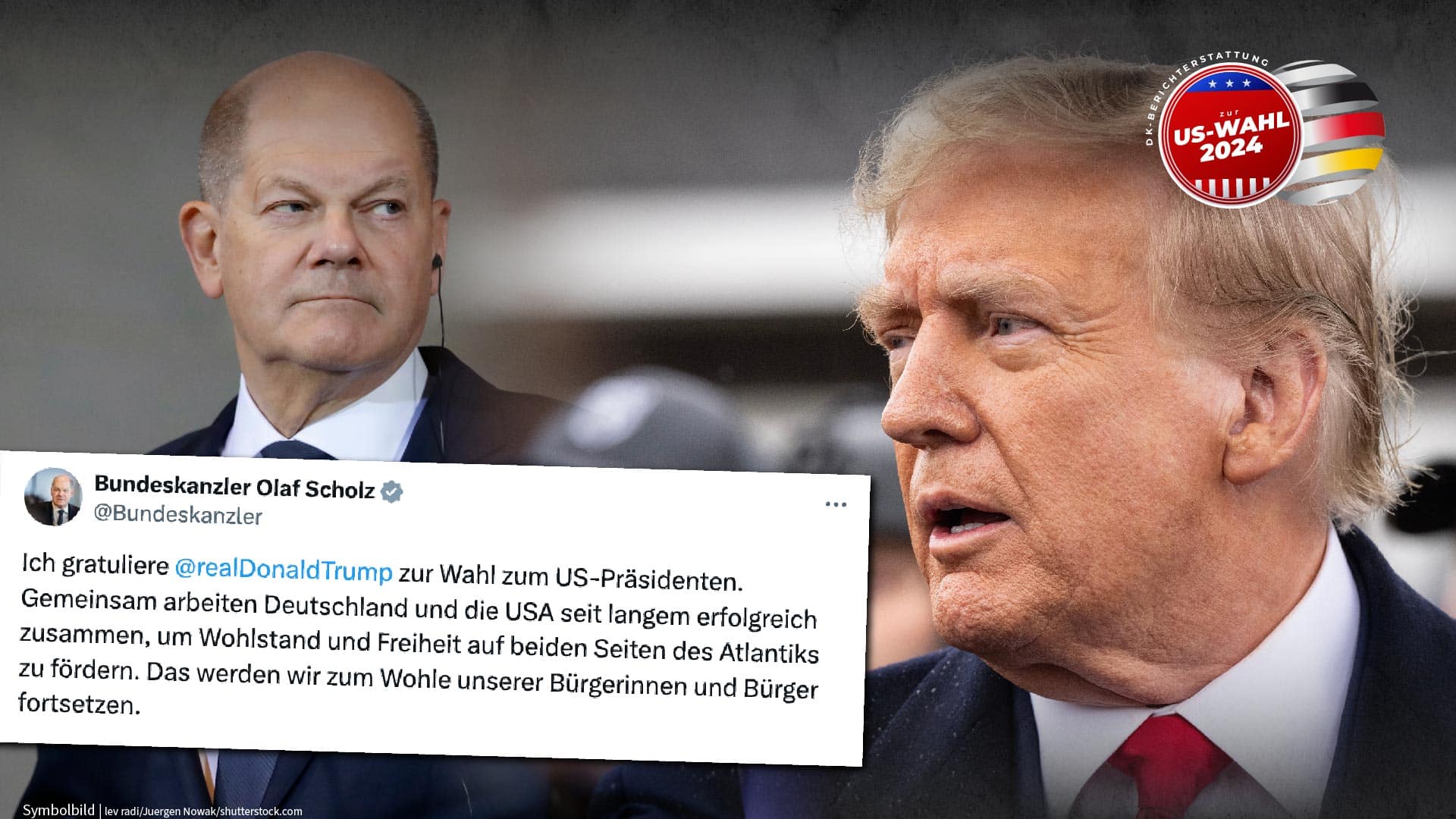 Pflichtübung: Kanzler Scholz „gratuliert“ Trump zähneknirschend