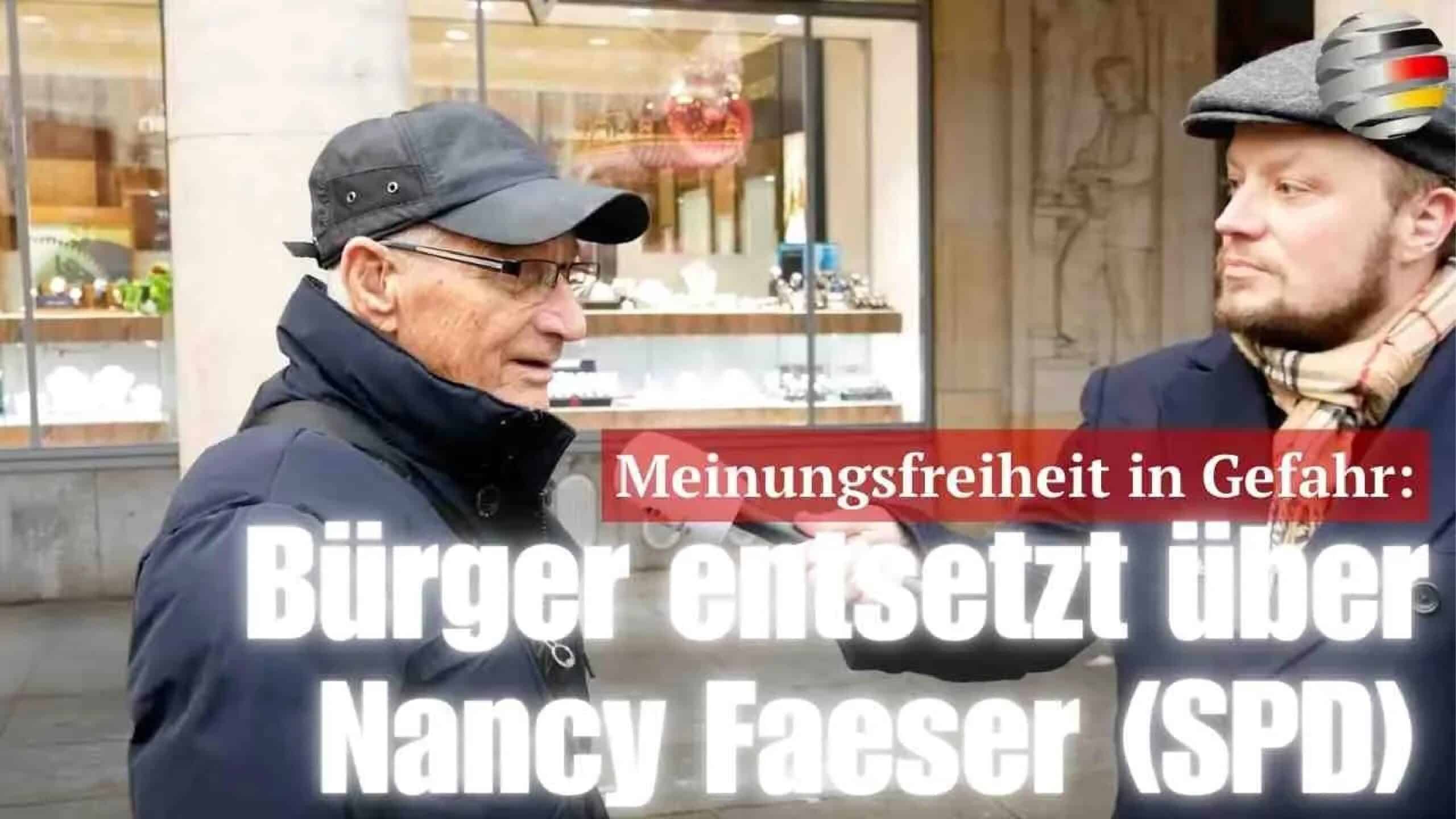 Meinungsfreiheit in Gefahr: Bürger entsetzt über SPD-Innenministerin Faeser!