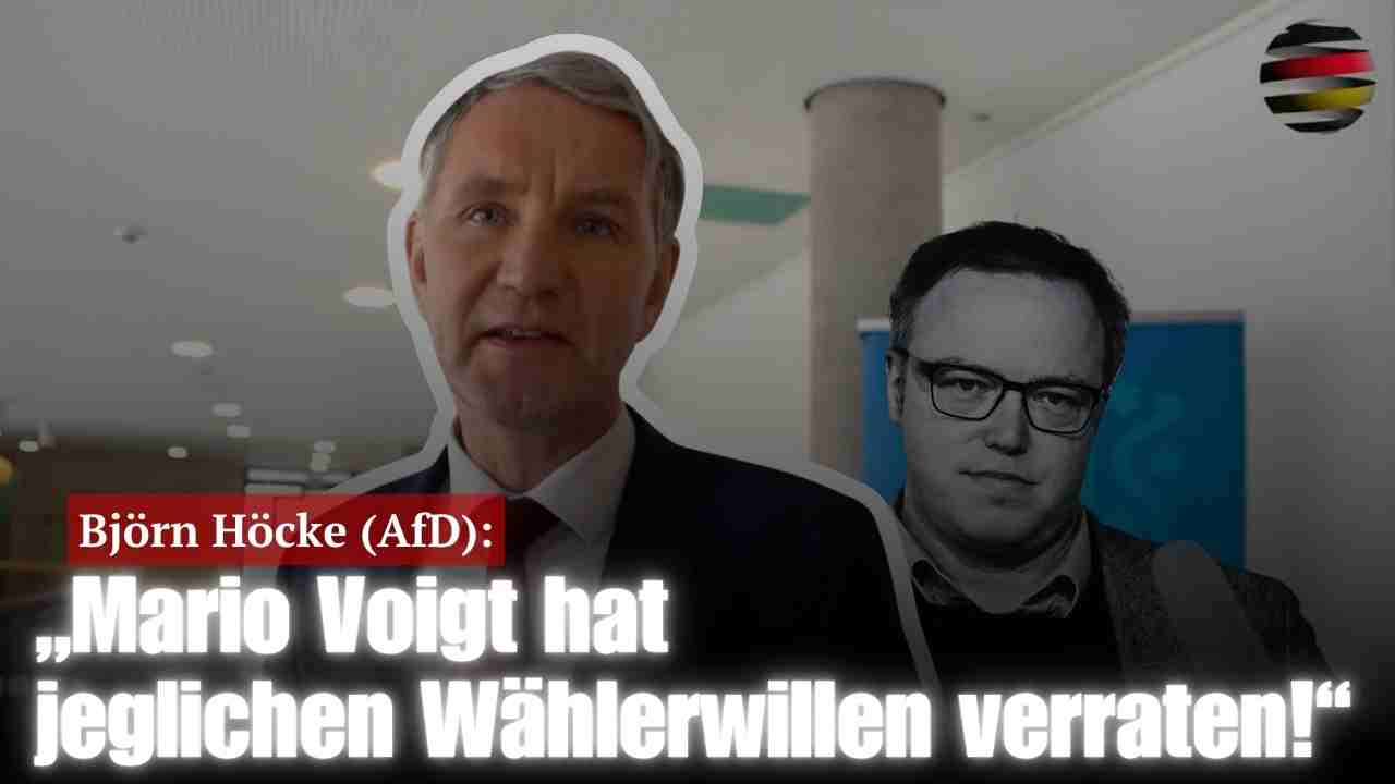 Björn Höcke (AfD): „Mario Voigt hat jeglichen Wählerwillen verraten!“