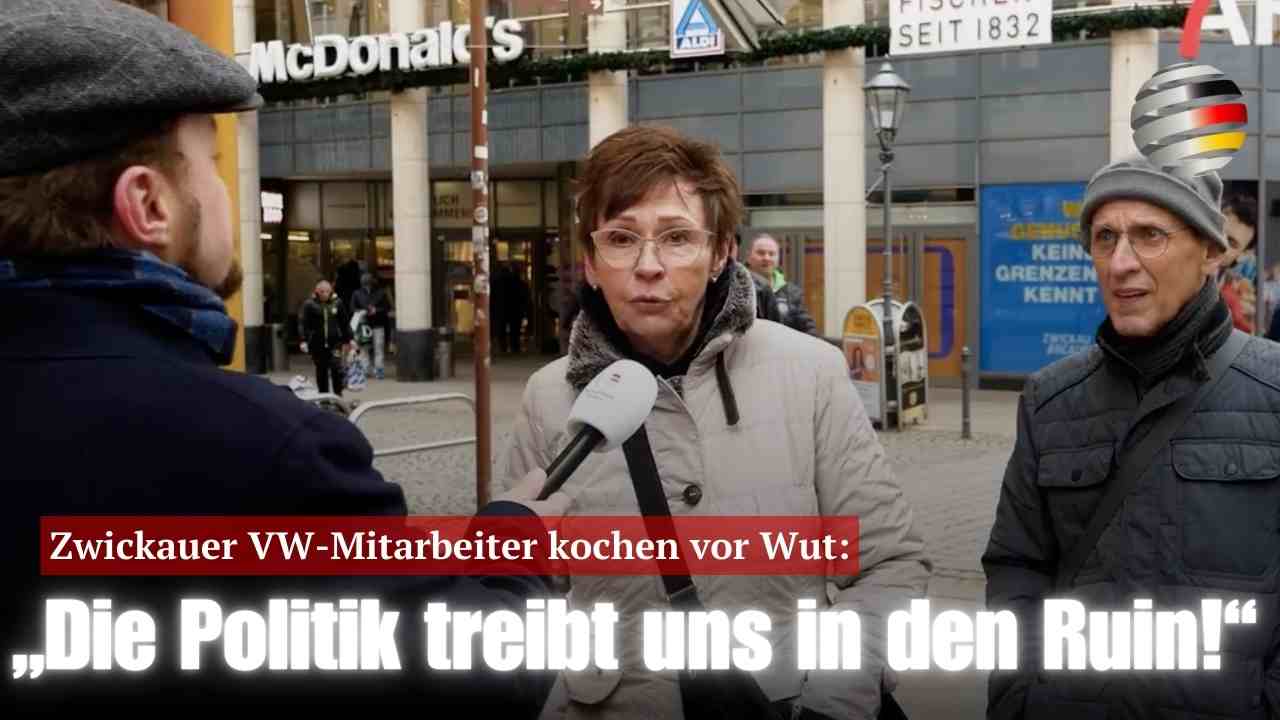 Zwickauer VW-Mitarbeiter kochen vor Wut: „Die Politik treibt uns in den Ruin!“  
