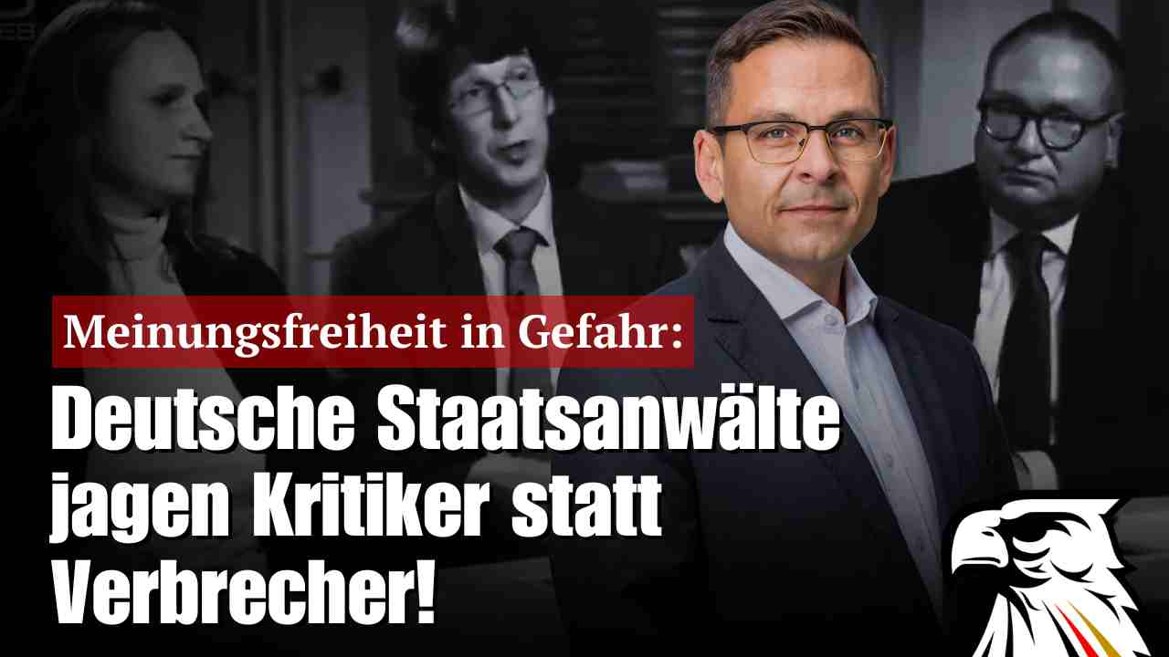 Meinungsfreiheit in Gefahr: Deutsche Staatsanwälte jagen Kritiker statt Verbrecher! | Gerald Grosz Meinungsfreiheit in Gefahr: Deutsche Staatsanwälte jagen Kritiker statt Verbrecher! | Gerald Grosz