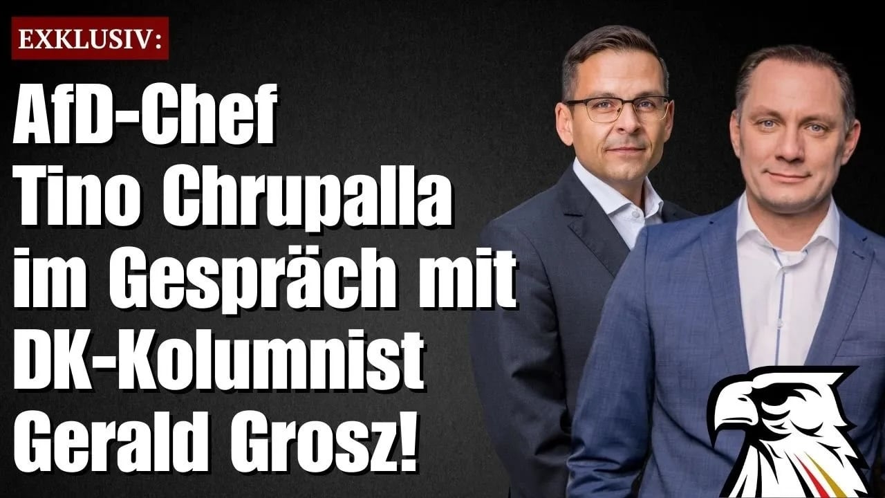 EXKLUSIV: AfD-Chef Tino Chrupalla im Gespräch mit DK-Kolumnist Gerald Grosz!