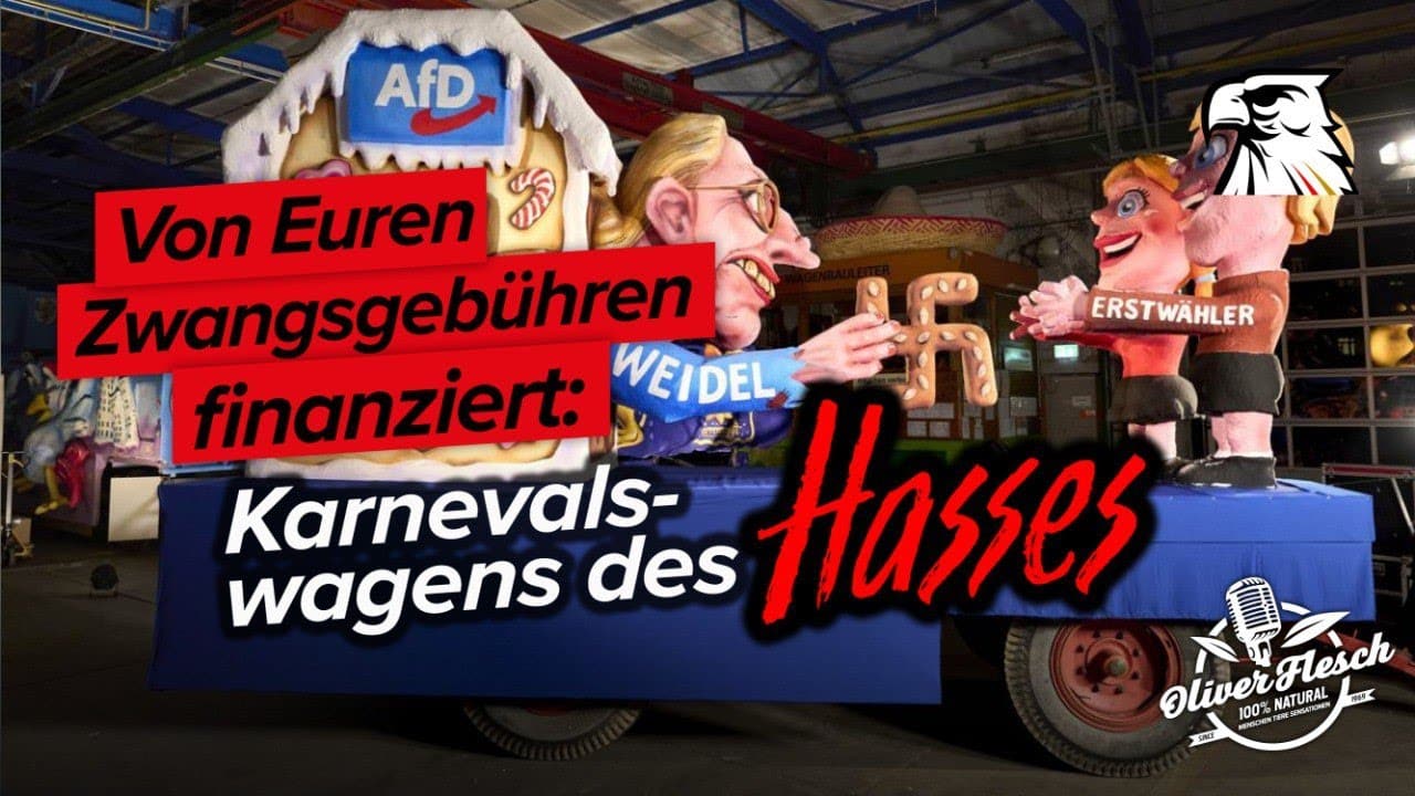 Alice Weidel als Karnevals-„Nazi-Hexe“ – Strafanzeige gegen die Macher des Mottowagens ist raus!