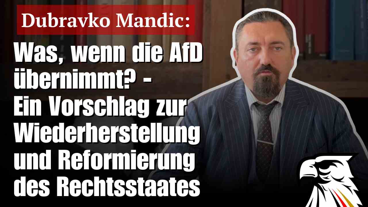 Was, wenn die AfD übernimmt? — Ein Vorschlag zur Wiederherstellung und Reformierung des Rechtsstaates | von Dubravko Mandić