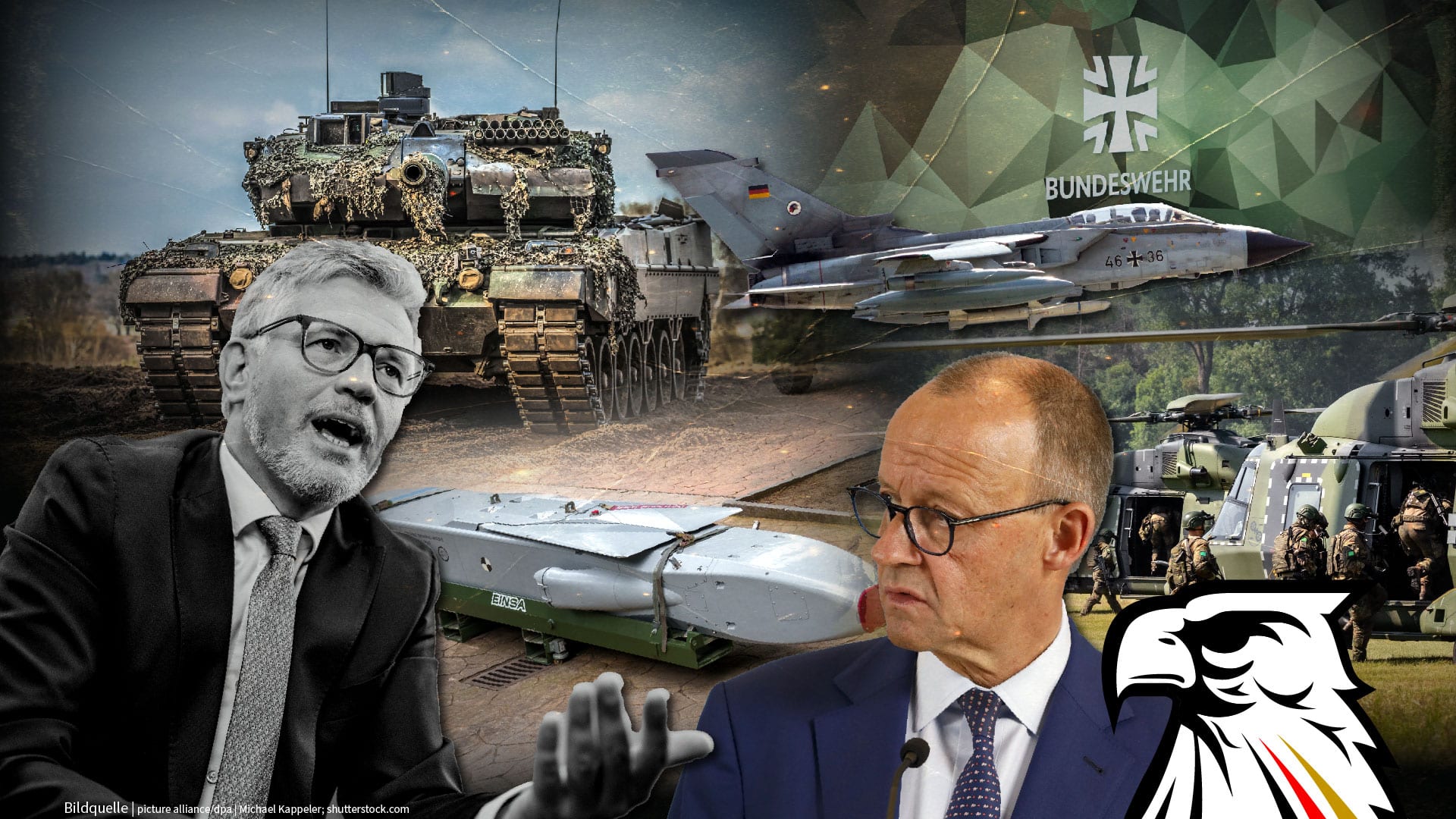 Dreist, dreister, Melynk: Ukrainischer Ex-Botschafter will von Merz 30 Prozent der Bundeswehr-Bestände plus „Inferno-Waffen“!