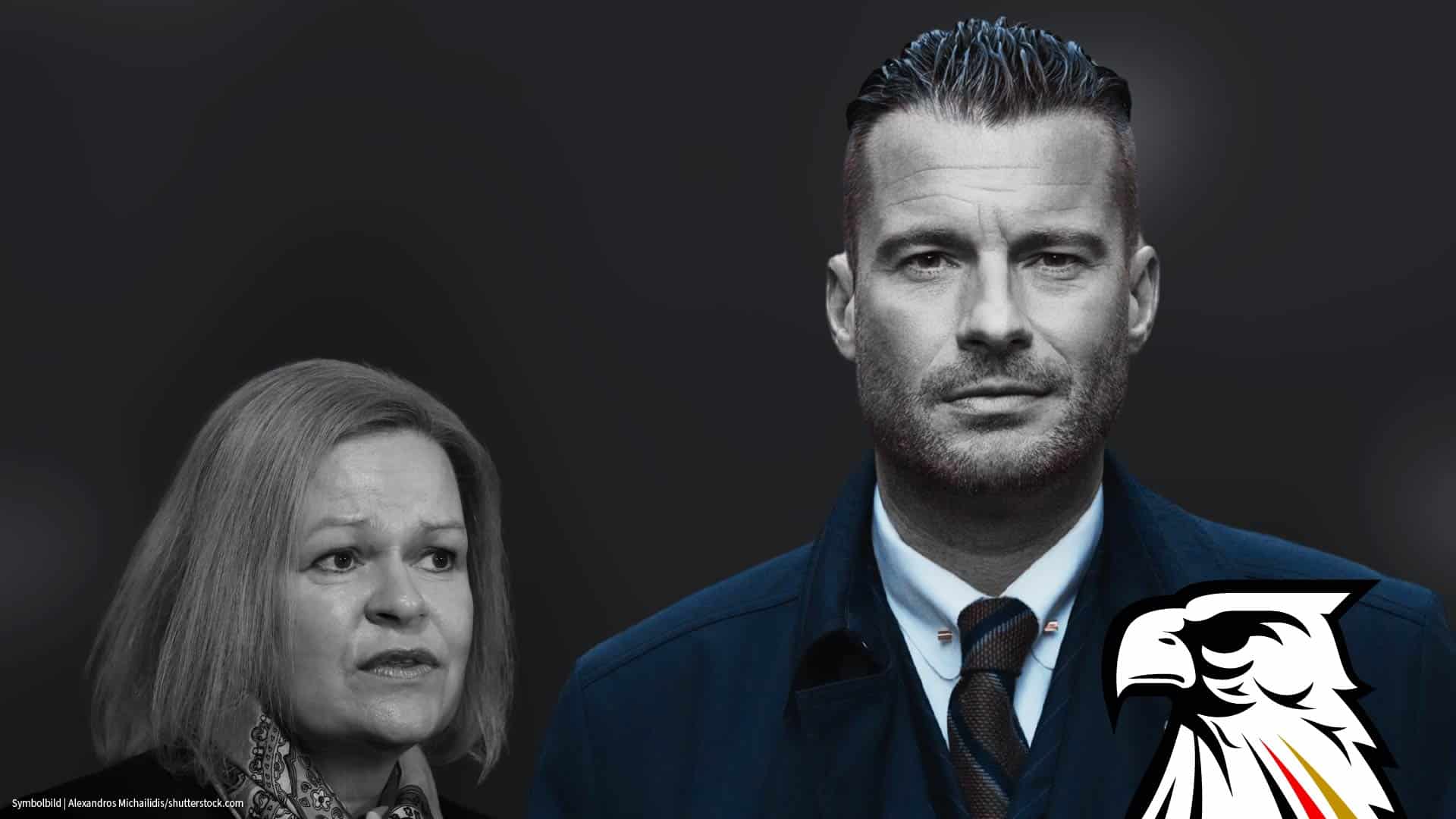 Ein „Urteil wie aus einer Diktatur“ gegen David Bendels: Nancy Faeser (SPD) duckt sich weg!