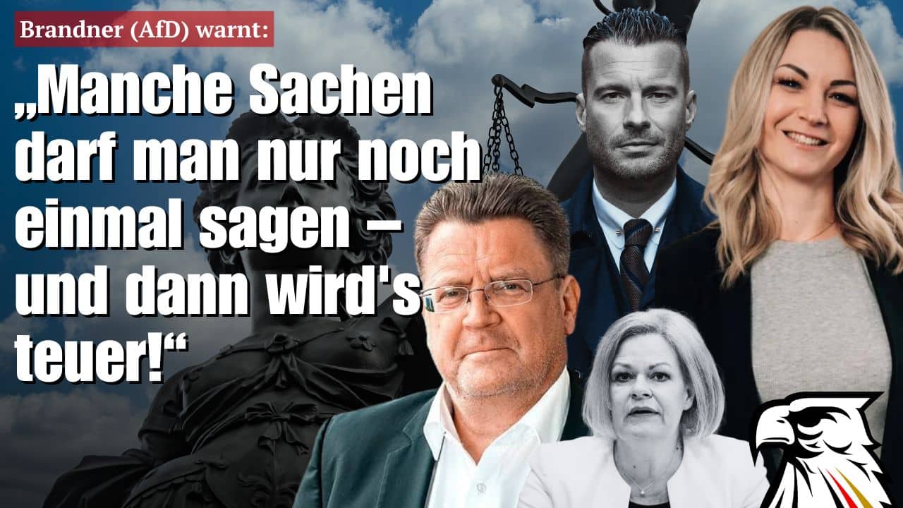 Brandner (AfD) warnt: „Manche Sachen darf man nur noch einmal sagen – und dann wird’s teuer!“