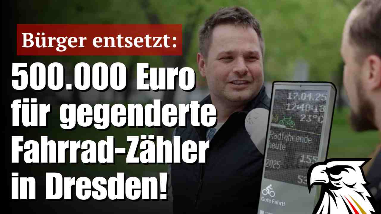 Bürger entsetzt: 500.000 Euro für gegenderte Fahrrad-Zähler in Dresden!