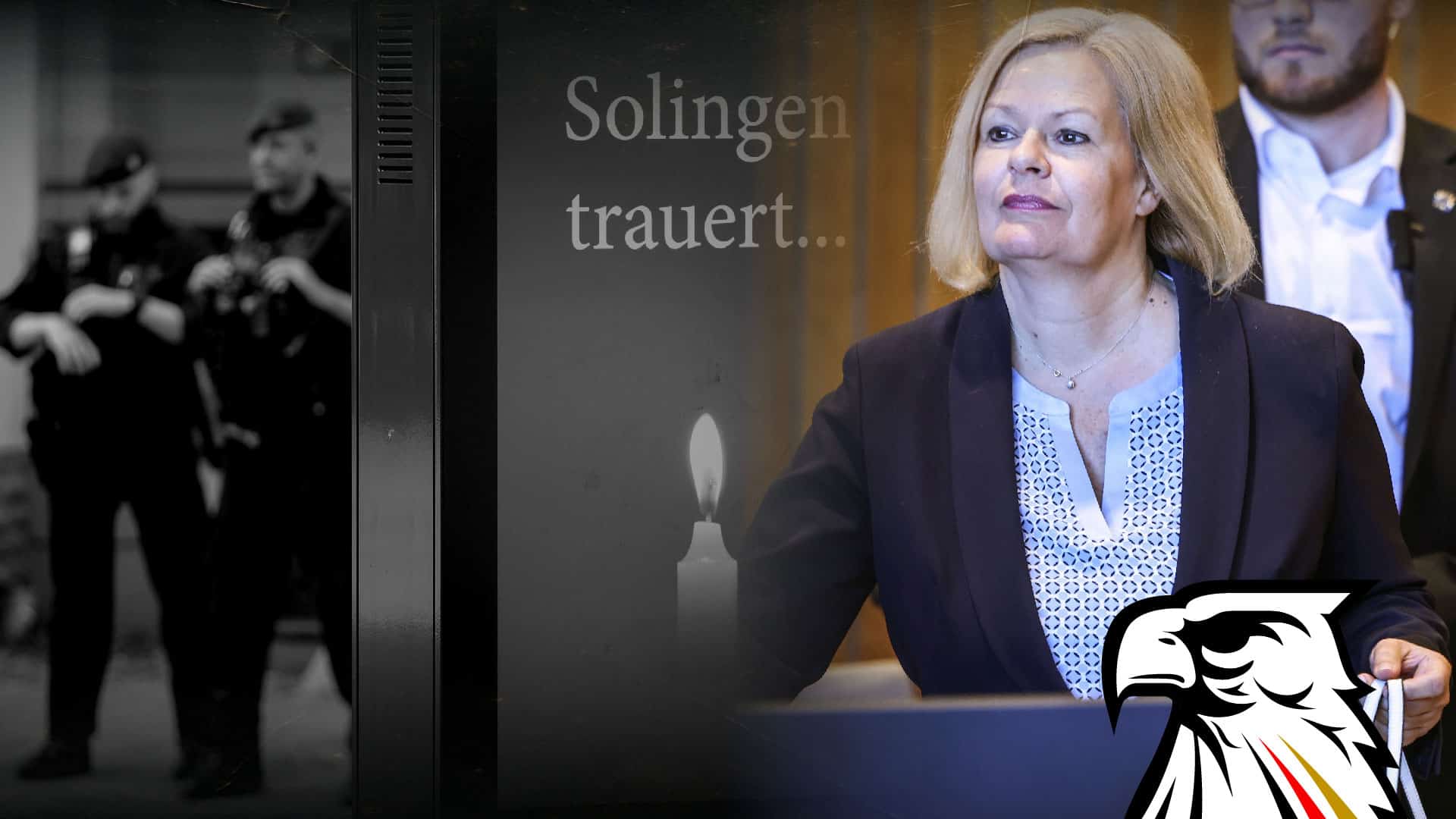 Terror-Anschlag von Solingen: Faeser schiebt „Schwarzen Peter“ dem Land NRW zu