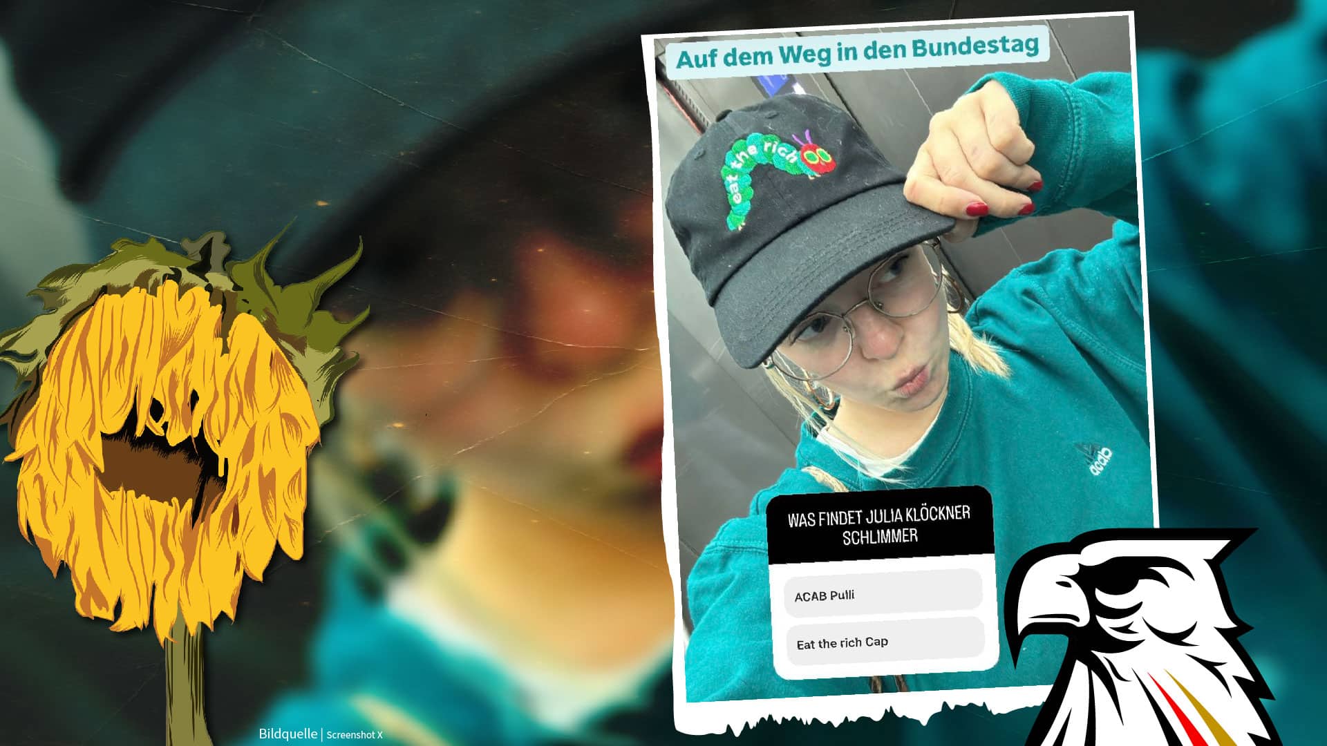 Hass und Hetze: „Grüne Jugend“-Chefin posiert im Bundestag mit ACAB-Pulli!