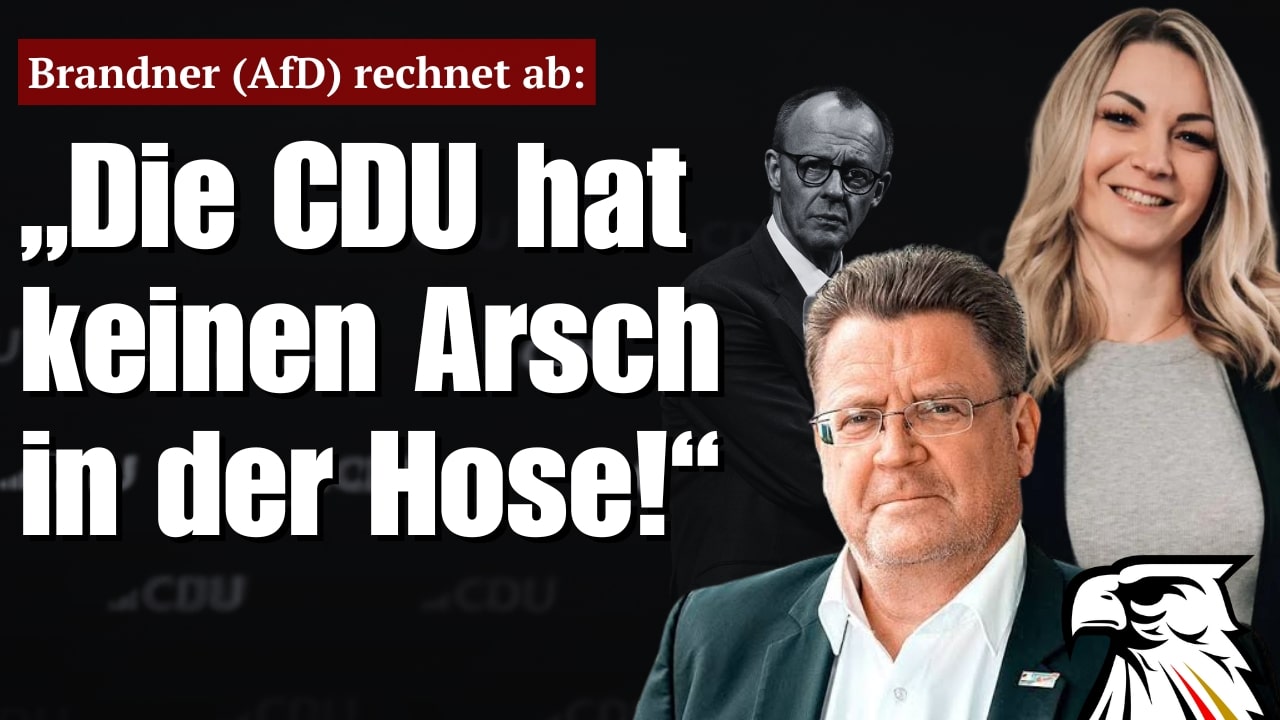 Brandner rechnet ab: „Die CDU hat keinen Arsch in der Hose!“