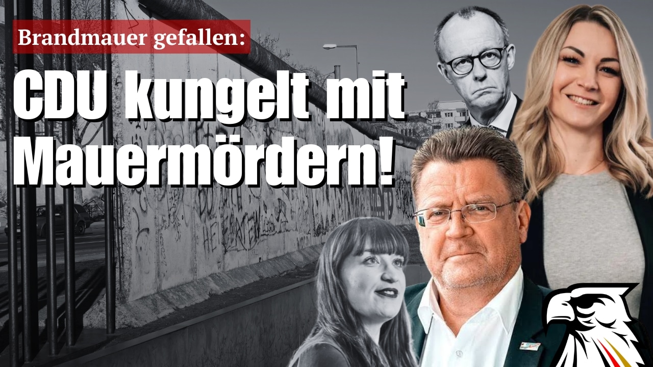 Brandmauer gefallen: CDU kungelt mit Mauermördern! | Stephan Brandner (AfD)