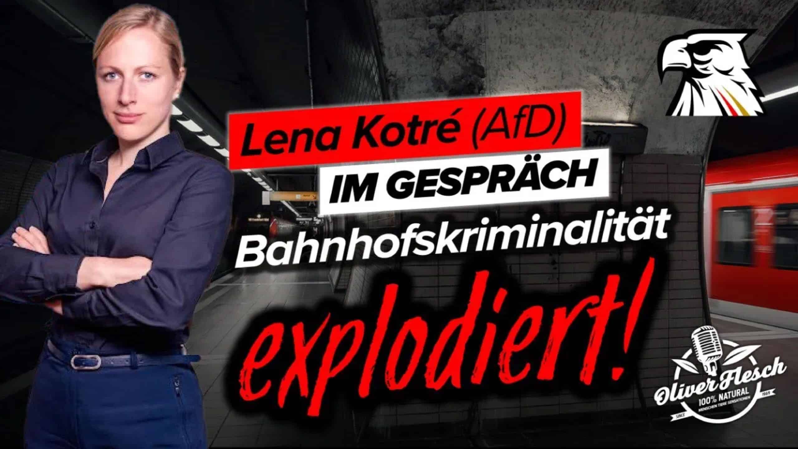 Bahnhofskriminalität explodiert! – Lena Kotré (AfD) im Gespräch