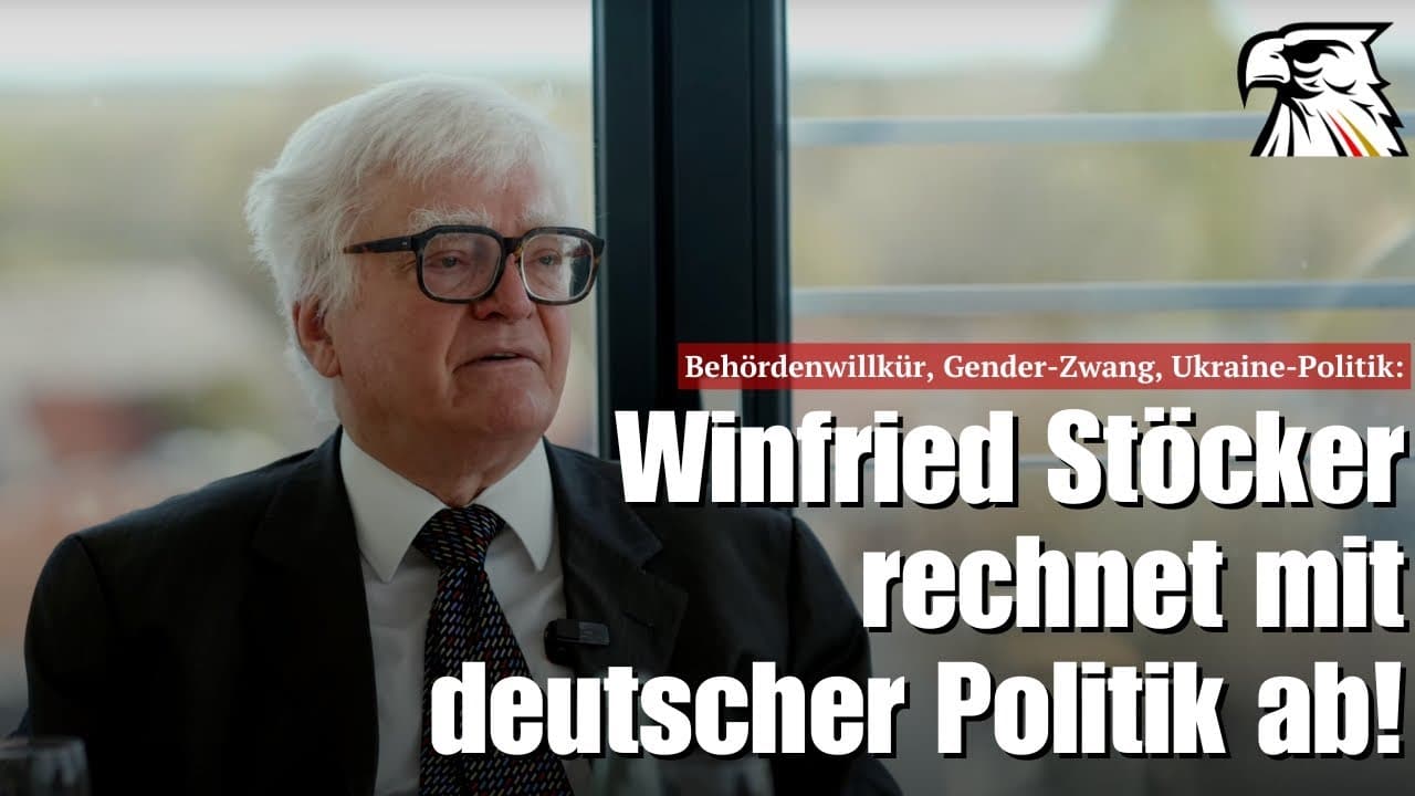 Behördenwillkür, Gender-Zwang, Ukraine-Politik: Winfried Stöcker rechnet mit deutscher Politik ab!