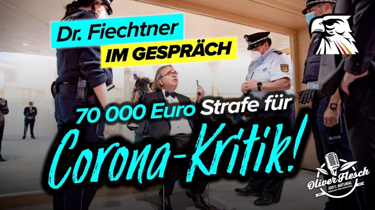 Über 70 000 Euro Strafe (u. a.) für „Corona-Kritik“! – Dr. Heinrich Fiechtner im Gespräch