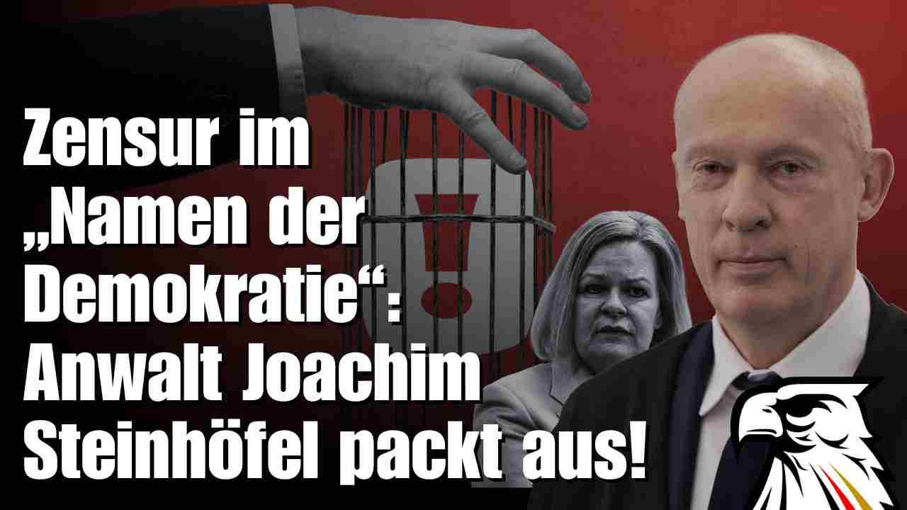 Zensur im „Namen der Demokratie“: Anwalt Joachim Steinhöfel packt aus!