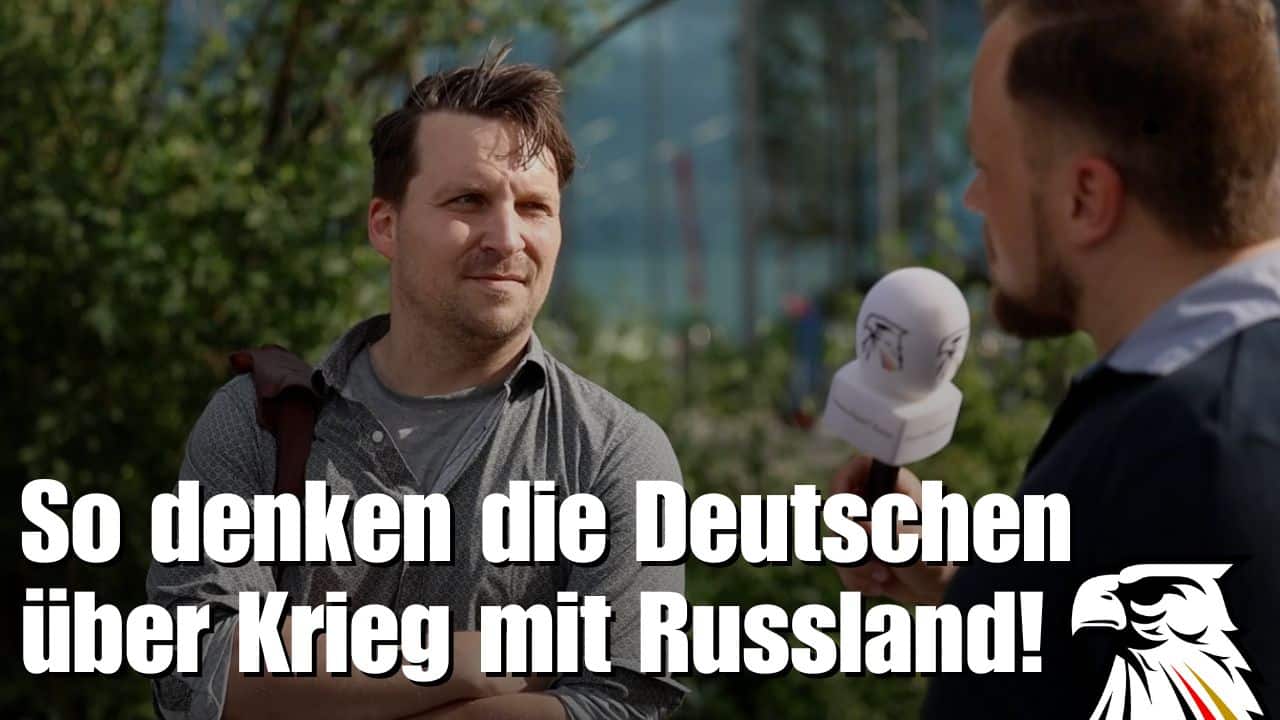 So denken die Deutschen über Krieg mit Russland!